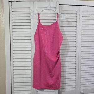 Iris Vibrant Pink Dress